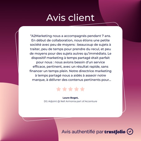 Faire un bon témoignage client - authentifié Trustfolio